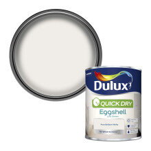 Dulux Quick Dry Eggshell - Pure Brilliant White - 750ml