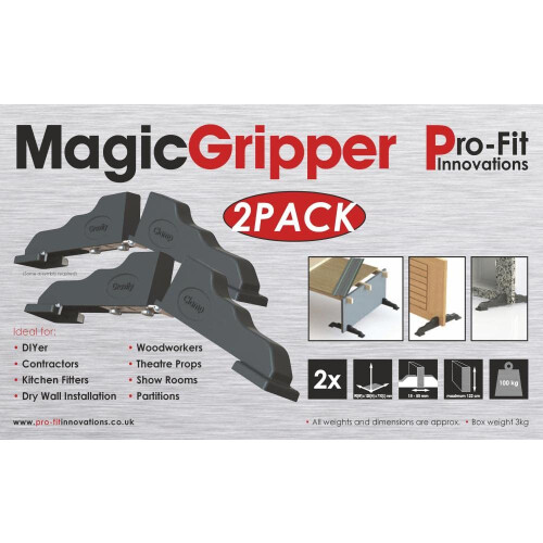Pro-fit Innovations Magic Gripper Adjustable Door Clamp 2 Pack 1