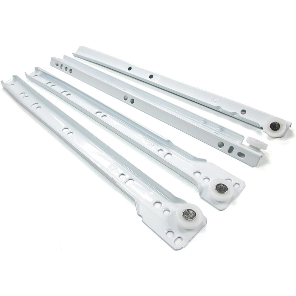 Furnica Roller Drawer Runners/Slides (450Mm) 5007017880378