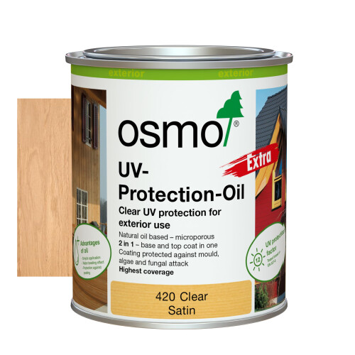 Osmo Osmo UV Protection Oil Clear (Satin, 750ml) 420 Extra
