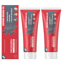 Joint Pain Relief Gel 2Pcs – Fast Absorbing Cooling Cream for Knees, Back, Neck and Hands, NonGreasy