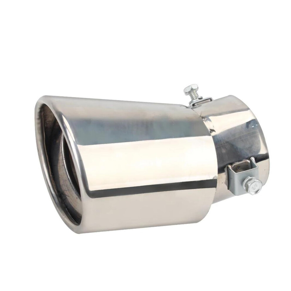 Universal Stainless Steel Car Exhaust Muffler Tip Rust Resistant Stylish Tailpipe Accessory 9113335757752