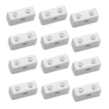 TERF 50 Pcs Heavy Duty Modesty Block Wood & Furniture Jointing Connector - White