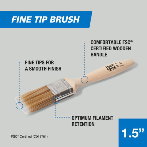 Harris Harris Trade Fine Tip Brush 1.5" 2