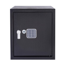 Yale YSV/390/DB1 Large Value Safe, Digital Keypad, LED Light Indicators, 15mm Steel Locking Bolts, Emergency Override Key, Wall And Floor Fixings, Bl