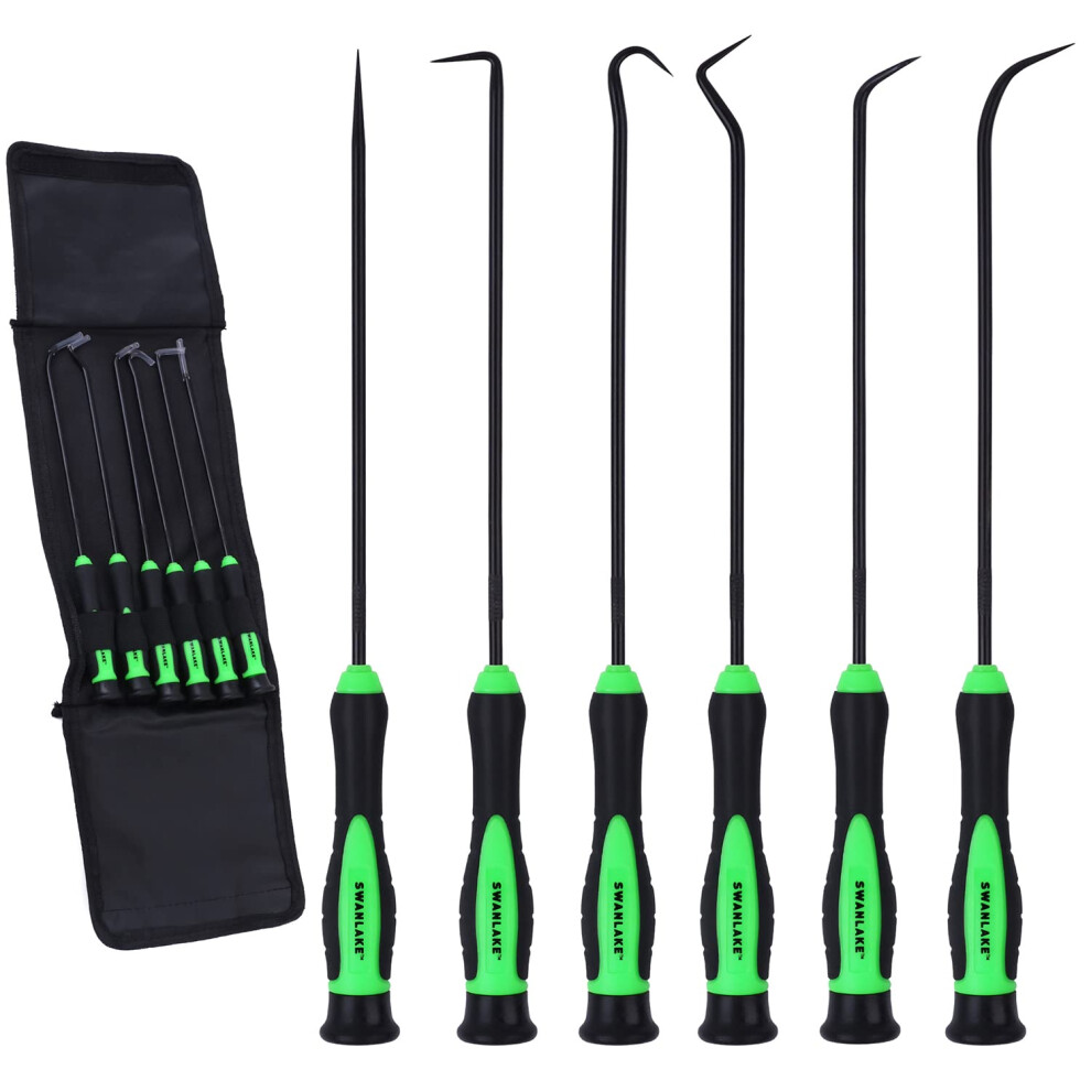 Swanlake Pick And Hook Set, Pick Tool Set For Car Auto Oil Seal/O-Ring Seal Gasket Pick Mini Hooks Puller Remover (6Pcs) 5051226626814