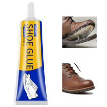Super Strong Waterproof Shoe Glue for Sole Repair - Non-Hardening Adhesive for Leather and Rubber - Transparent