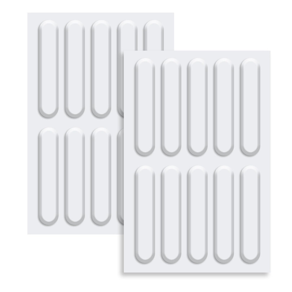 20 Pcs Door Silencer,63 Mm Door Pads Stop Slamming,Furniture Bumpers For Cabinet Door Window,Silicone Cupboard Door Stoppers,Transparent Door 5051226944864