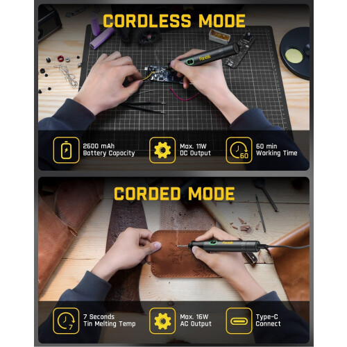 Fanttik T1 Max Soldering Iron Kit, Cordless Solder 2