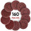 SHALL 160pcs 125mm Sanding Discs, (Hook and Loop 40/60/80/120/180/240/320/400/600 Mixed Grit) 2
