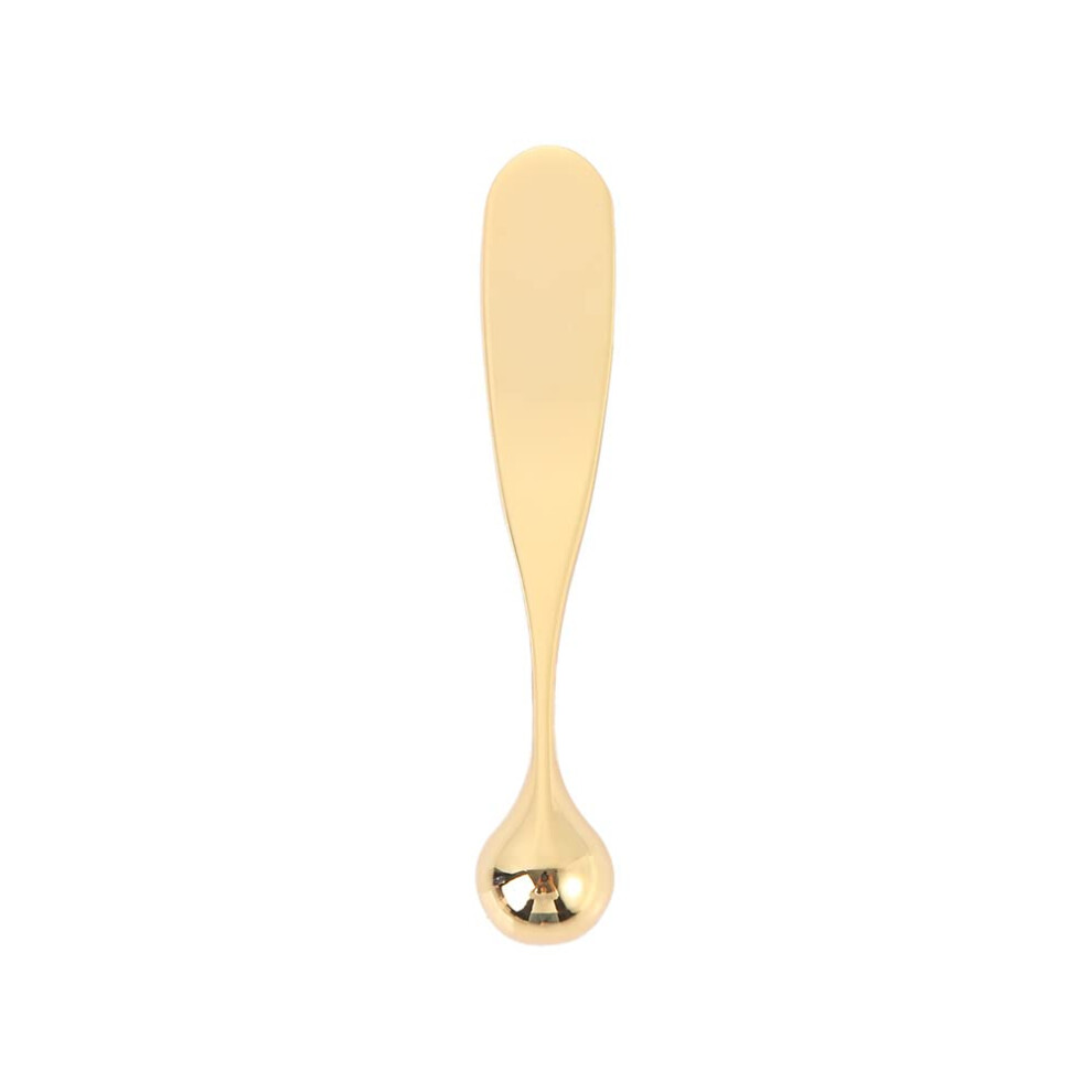 Cream Dual Ended Eye Applicator Spoon And Eye Roller Stick For Gentle Eye Massage And Precise Application
