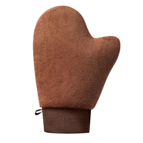 Self Tanning Mitt for Self Tanner with Double Layer Protection and NoMess Application Brown 1PC