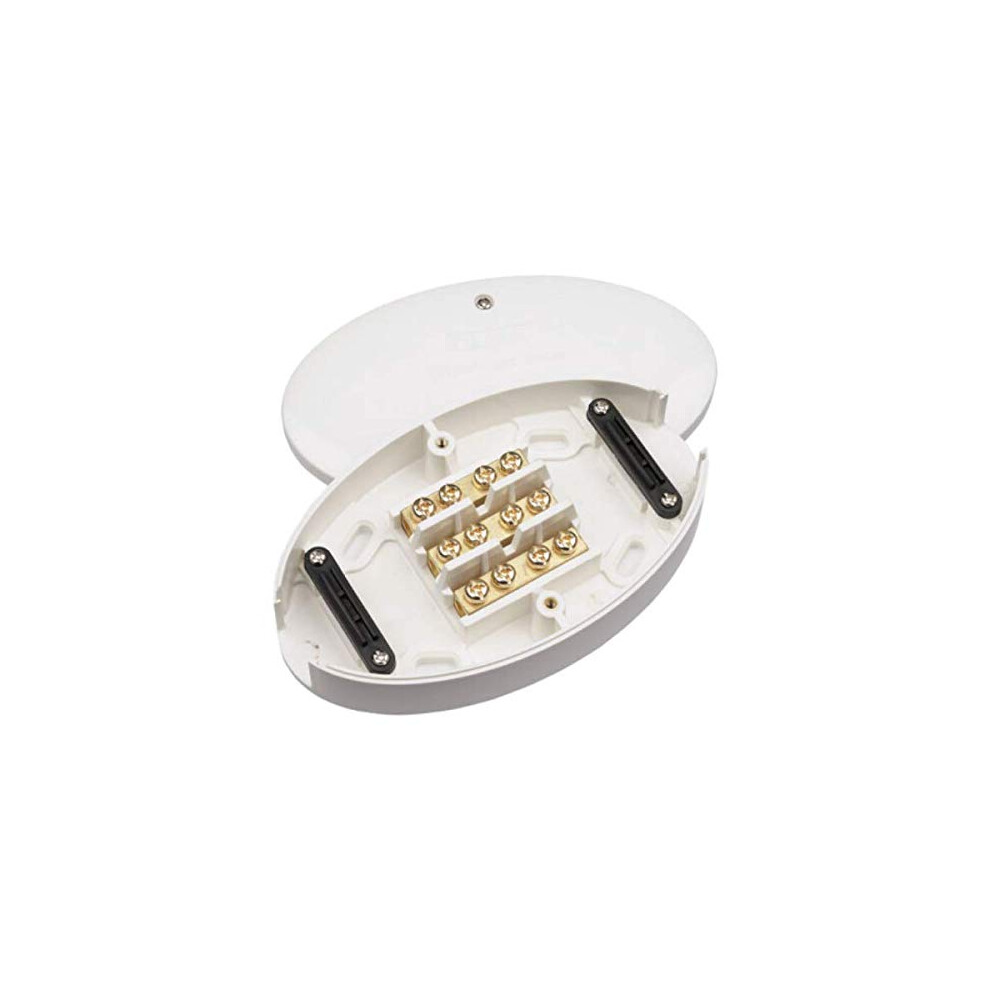 Click Wa220 Heavy Duty Junction Box 3 Terminal - 60 Amp (White) 13044831