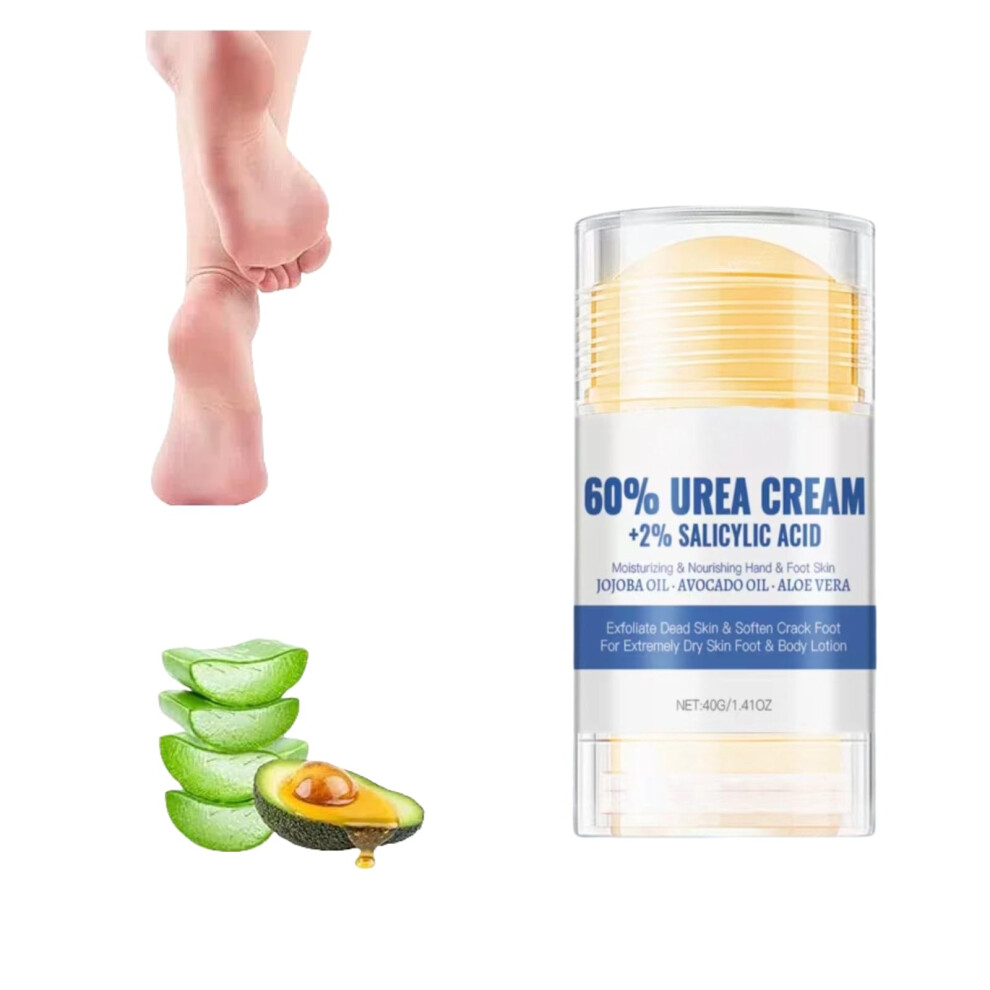 Cream Urea 60% Foot For Dry Cracked Heels, Deep Hydration Callus Softening With Shea Butter 100Ml
