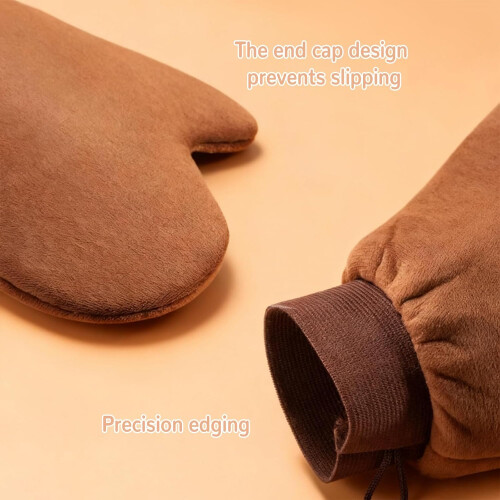 Self Tanning Mitt for Self Tanner with Double Layer Protection and NoMess Application Brown 1PC 2