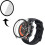 Smartwatch Screen Protector Tempered Glass Watch Case with Full Coverage and Precise Cutouts for Watch X 2