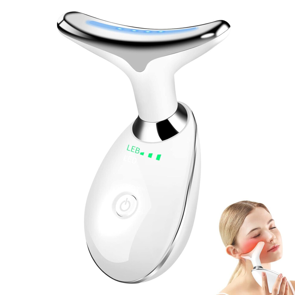 Face Massager with Advanced AntiWrinkle Technology, Facial and Neck Lifting Tool, Rechargeable
