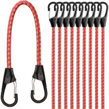 HORUSDY 10-Piece Heavy Duty Bungee Cords with Meta