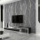 Trafagala Non-Woven Silver Grey Wallpaper 3D Embos 1