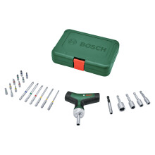 Bosch Bit Ratchet Screwdriver T-Handle Set 22-Piec