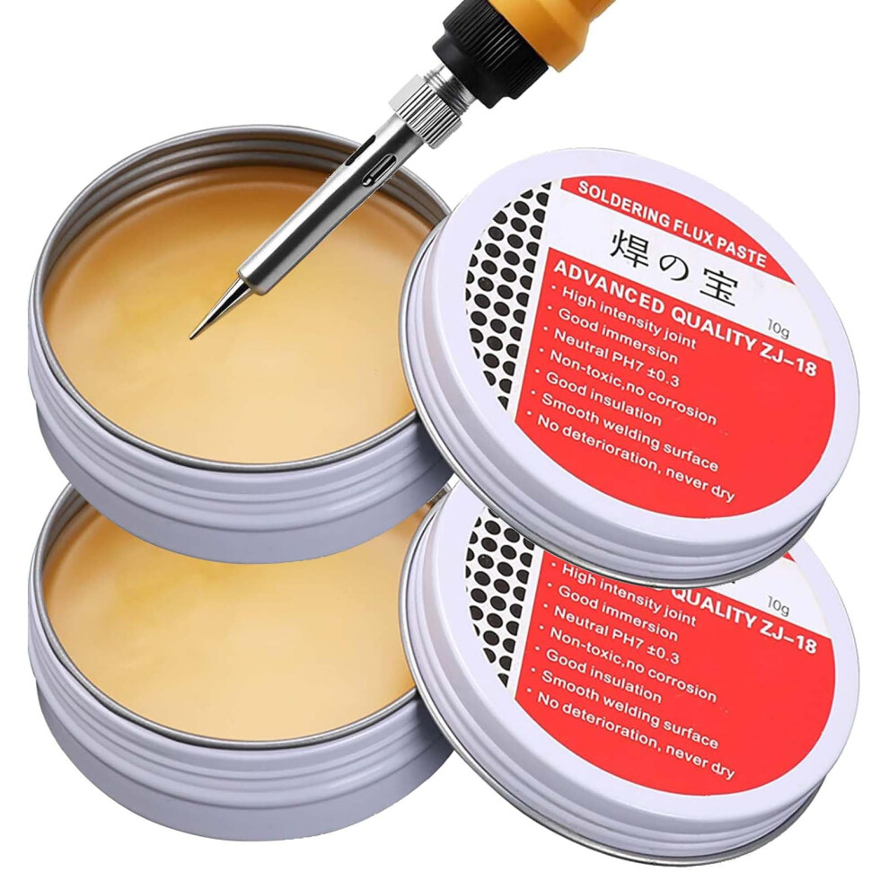 2Pcs No-Clean Solder Flux Paste | Professional Welding Grease For Mobile Phones, Home Appliances, Computer Motherboards & More 5051226913648