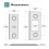 Magnetic Door Catch, 4 Pack Ultra Thin Cabinet Magnets, Silver 2