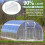 2 x 6M Heavy Duty Polythene Plastic Sheeting Thickened Plastic Dust Sheets Garde 3