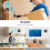 TeckNet TECKNET Wireless Doorbell with 2 Push Buttons 2 Receivers IP65 Waterpr 6