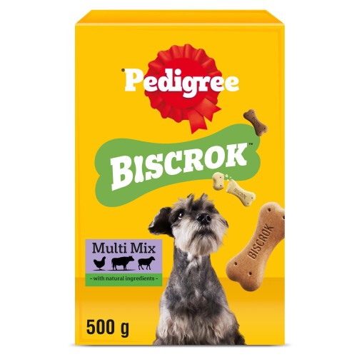 Pedigree Pedigree Biscrok Multi Mix - Dog Treats - Bone-Shaped Biscuits - 500 g