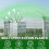 2 x 6M Heavy Duty Polythene Plastic Sheeting Thickened Plastic Dust Sheets Garde 2
