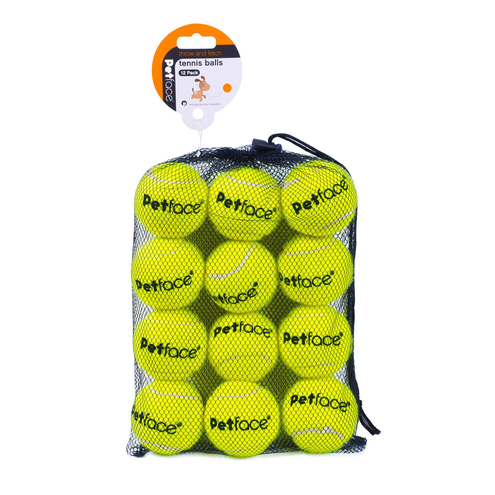 Petface Super Tennis Balls For Dogs, Throw And Fetch, Outdoor Exercise