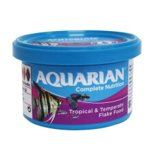 AQUARIAN Complete Nutrition, Aquarium Tropical Fish Food Flakes, 13g C