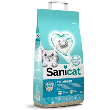 Sanicat - Clumping Cat Litter with Marseille Soap scent | Made of natural minera