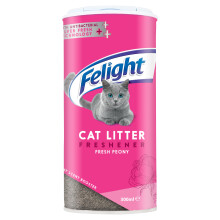 Felight Antibacterial Cat Litter Freshener Powder, Floral Peony Scent - Effectiv