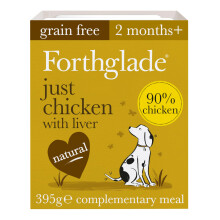 Forthglade Complementary Wet Dog Food (18 x 395g Trays) - Grain Free &