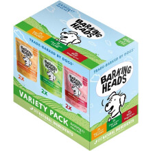 Barking Heads Adult Dog Food Wet Pouches Variety Pack Natural & Grain-