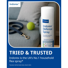 Virbac Indorex Defence Spray Flea Spray for the Home Protect Home Ag