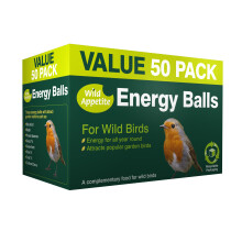 Wild Appetite Suet Energy Fat Balls Bird Food - Pack of 50