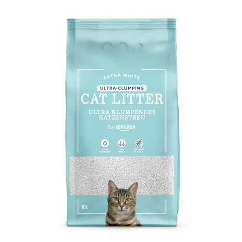 by Amazon Extra White Ultra Clumping Cat Litter 10L
