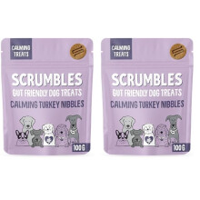 Scrumbles Nibbles, 100% Natural, Calming Dog Treats, Grain Free Turkey