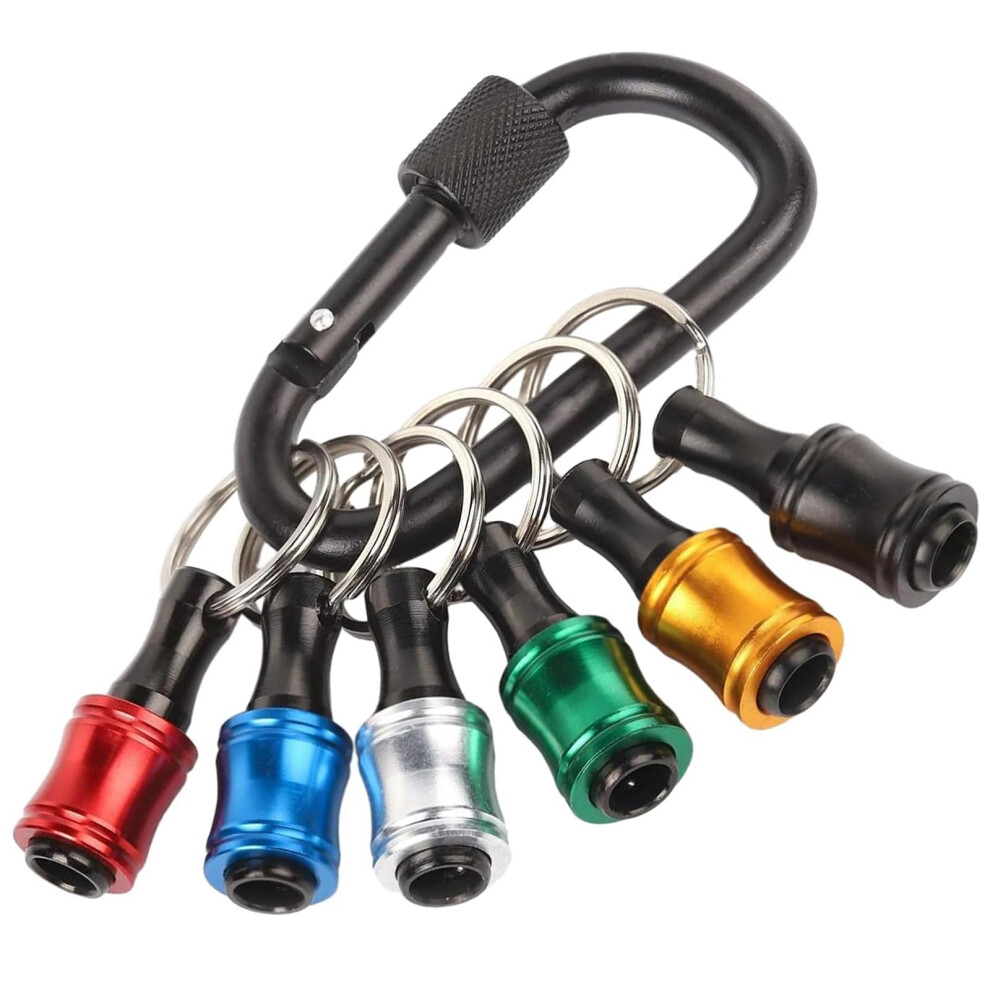 Hex Shank Screwdriver Bits Holder,6Pcs Keychain Li 33127071
