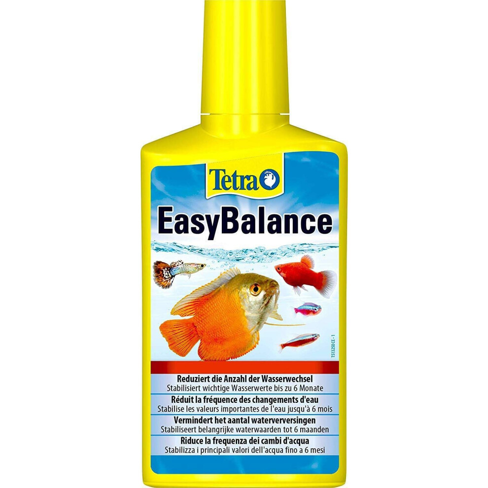 Tetra Easybalance - Long-Term Care For Biologically Healthy Aquarium Water And A Reduced Number Of Water Changes, 250Ml