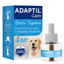30 Day Refill For Adaptil Calm Home Diffuser For Dogs | 1 Refill For Adaptil Dog Calming Plug In Pheromone Diffuser To Help Reduce Anxiety And Stress