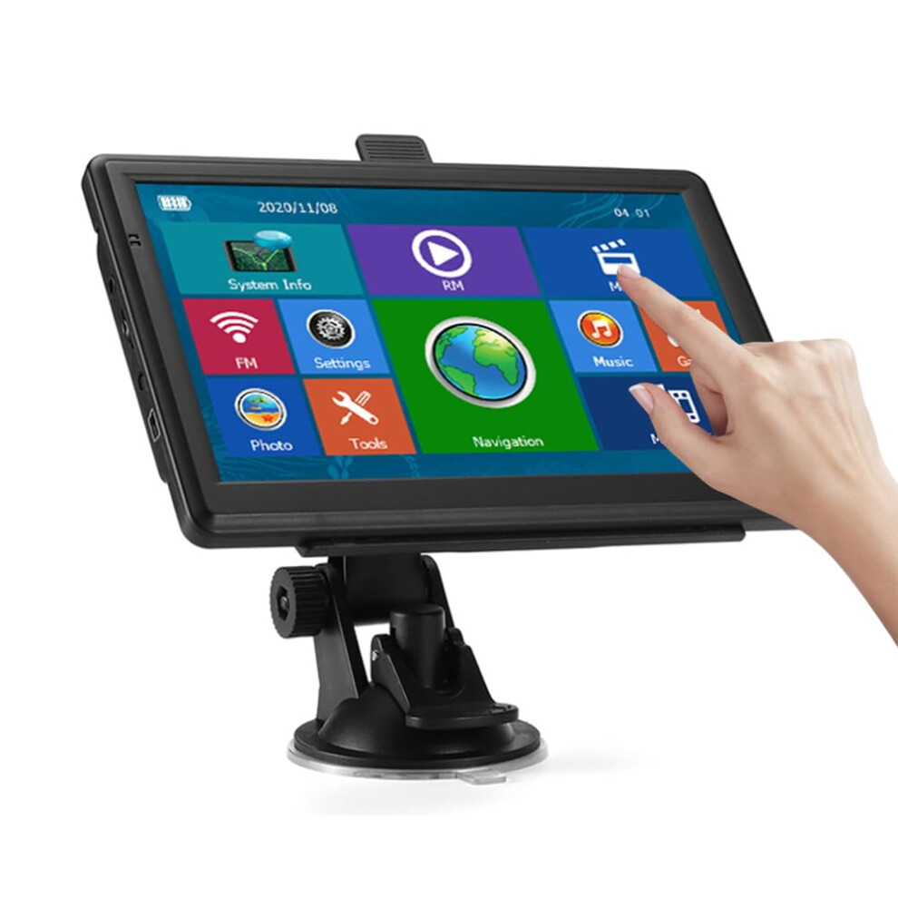 7 Inch Gps Navigation System For Car Truck Rv With Lifetime Map Updates, Voice Guidance, Speed Alerts 9455672937016