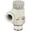 Pneumatic Speed Controller Valve Elbow Type AS Series with Precise Flow Control and Ball Bearings 5