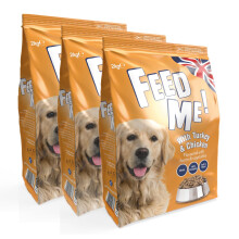 HiLife FEED ME! - Complete Dry Dog Food - Turkey Chicken Bacon Vegetables - Soft