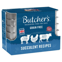 BUTCHER'S Complete Wet Tray Grain Free Hypoallergenic Adult Dog Food Succulent R