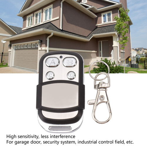 Wireless 4-Button Door Remote Control, 100m Range, Built-in Battery 2