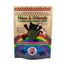 Mew & Friends Catnip - UK Grown | Premium Organic Catnip 100% Naturally Dried | Chemical Free | Extra Strong Cat Nip | New 2026 Crop | Cat T