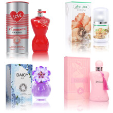 Women Perfume Gift Set 4 Piece 100ml Long Lasting Fragrance Floral and Fruity Variety Pack Elegant Box